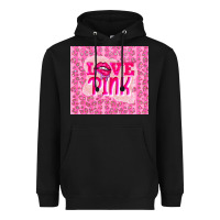 Black love pink Heavyweight Hoodie - TumblerDesignByShophia