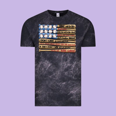 Baseball Ballgame Vintage Tee Designed By Maliassmallbusiness