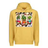 Antique Gold cowhide succulent Premium Hoodie - TumblerDesignByShophia
