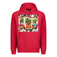 Cardinal cowhide succulent Premium Hoodie - TumblerDesignByShophia
