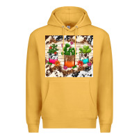 Mustard cowhide succulent Premium Hoodie - TumblerDesignByShophia