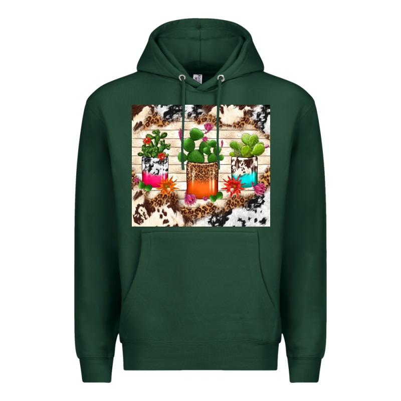 Cowhide Succulent Premium Hoodie by TumblerDesignByShophia | Teevron