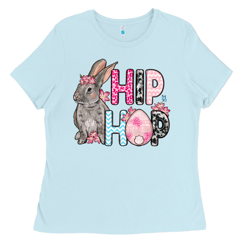 Easter Day Hip Hop Bunny Ladies Tee by OliviaCreatesArt | Teevron