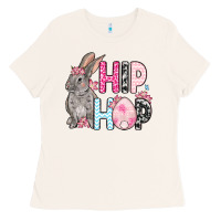 Bone Easter Day Hip hop bunny Ladies Tee - OliviaCreatesArt
