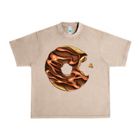 French Oak chocolate donut Urban Heavy Tee - AdoDesignShop