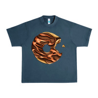 Midnight Navy chocolate donut Urban Heavy Tee - AdoDesignShop