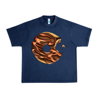 Navy chocolate donut Urban Heavy Tee - AdoDesignShop