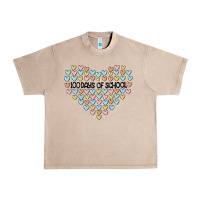 French Oak 100 days of school Urban Heavy Tee - MaliasSmallBusiness