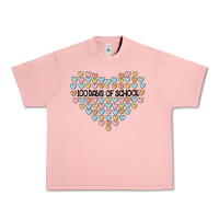 Salmon 100 days of school Urban Heavy Tee - MaliasSmallBusiness