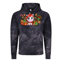 Joy Unicorn Christmas Vintage Hoodie | Teevron