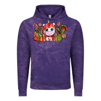 Cloud Purple Joy unicorn Christmas Vintage Hoodie - NancyCooperArtShop