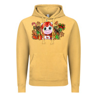 Vintage Mustard Joy unicorn Christmas Vintage Hoodie - NancyCooperArtShop