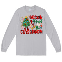 Moon Dust rockin around the clasroom teacher Long Sleeve Tee - MaliasSmallBusiness