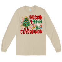 Mushroom rockin around the clasroom teacher Long Sleeve Tee - MaliasSmallBusiness