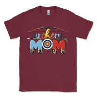 Burgundy archery mom Classic Tee - MaliasSmallBusiness