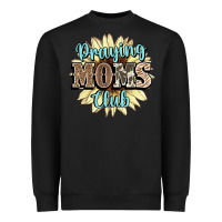 Black praying moms club Heavyweight Sweatshirt - NancyCooperArtShop
