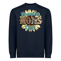 Navy praying moms club Heavyweight Sweatshirt - NancyCooperArtShop
