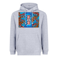 Heather Grey American mom Heavyweight Hoodie - TumblerDesignByShophia