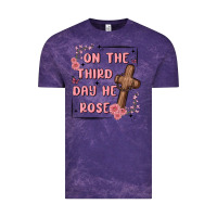 Cloud Purple on the third day  he rose Vintage Tee - MaliasSmallBusiness