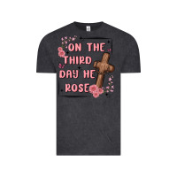 Vintage Black on the third day  he rose Vintage Tee - MaliasSmallBusiness