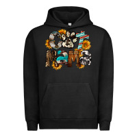 Pigment Black Western Cat Mama Mother's Day Urban Hoodie - FaDigitalArtStudio