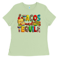 Matcha tacos and tequila Ladies Tee - RanaPortraitStore