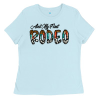 Baby Blue ain't my firstpsd Ladies Tee - CowhideDigitalArt