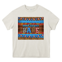 Cream american babe tumbler Heavy Core Tee - HRA Design Shop
