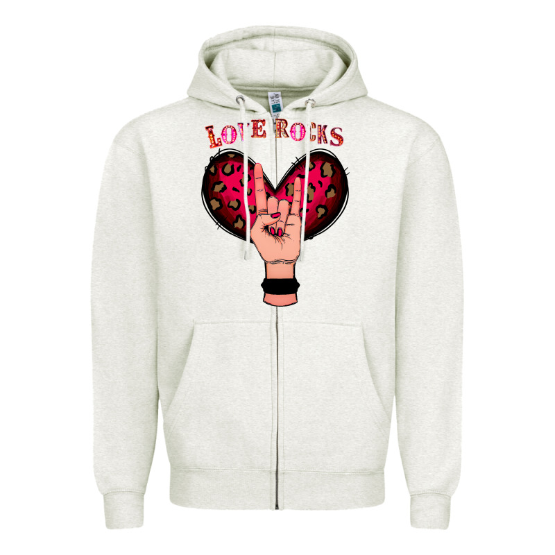 Love Rocks Zipper Hoodie by Bettercallsaul | Teevron