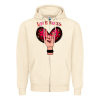 Sandshell Love Rocks Zipper Hoodie - Bettercallsaul