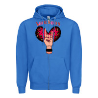 True Royal Love Rocks Zipper Hoodie - Bettercallsaul