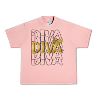 Salmon diva Urban Heavy Tee - MaliasSmallBusiness