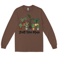 Chestnut just one more plant Long Sleeve Tee - MaliasSmallBusiness