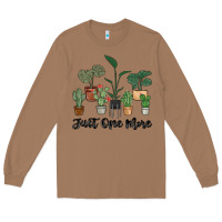 Toasted Coconut just one more plant Long Sleeve Tee - MaliasSmallBusiness