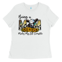 Being A Mom Makes My Life Complate Ladies Tee | Teevron