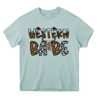 Arona western babe Heavy Core Tee - CowhideDigitalArt