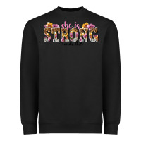 Black she is strong proverbs 31 25 Heavyweight Sweatshirt - NancyCooperArtShop