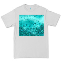 Dove Grey turquoise glitter Premium Tee - JahusDesignShop
