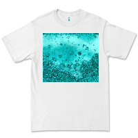 White turquoise glitter Premium Tee - JahusDesignShop
