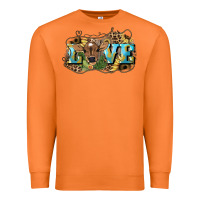 Carrot Love baby Cow Premium Sweatshirt - HowdyJamesFarm