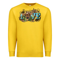 Lemon Love baby Cow Premium Sweatshirt - HowdyJamesFarm
