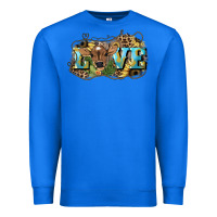 True Royal Love baby Cow Premium Sweatshirt - HowdyJamesFarm