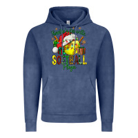 Vintage Denim Santa's Favorite Softball player Vintage Hoodie - NancyCooperArtShop