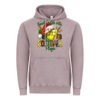 Vintage Zinc Santa's Favorite Softball player Vintage Hoodie - NancyCooperArtShop