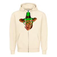 Sandshell St Patricks Day Cow Zipper Hoodie - Bettercallsaul