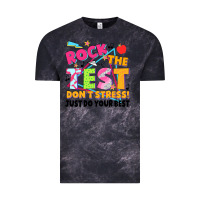 Cloud Black rock the test don't stress! just do your best Vintage Tee - JahusDesignShop