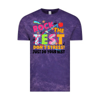 Cloud Purple rock the test don't stress! just do your best Vintage Tee - JahusDesignShop