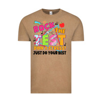 Rock The Test Don't Stress! Just Do Your Best Vintage Tee | Teevron