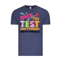 Vintage Denim rock the test don't stress! just do your best Vintage Tee - JahusDesignShop