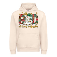 Sandshell with god all things are possible with snowman bbs Urban Hoodie - BundleAndBundleShop